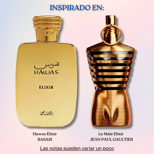 Hawas Elixir EDP 100 ML For Men - Rasasi (Inspirado en Le Male Elixir)