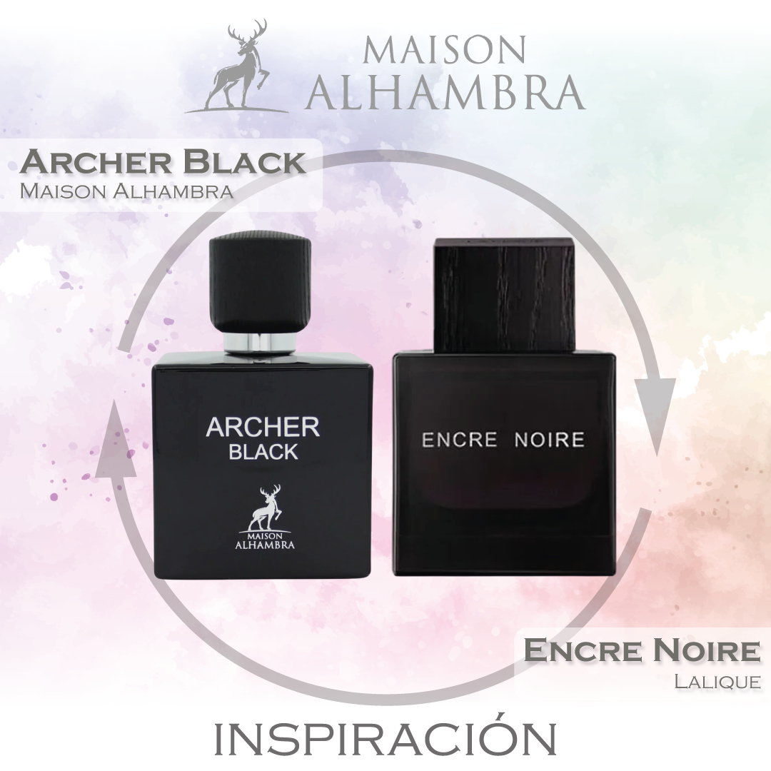 Archer Black EDP 100 ML For men - Maison Alhambra (Inspirado en Encre Noire de Lalique)