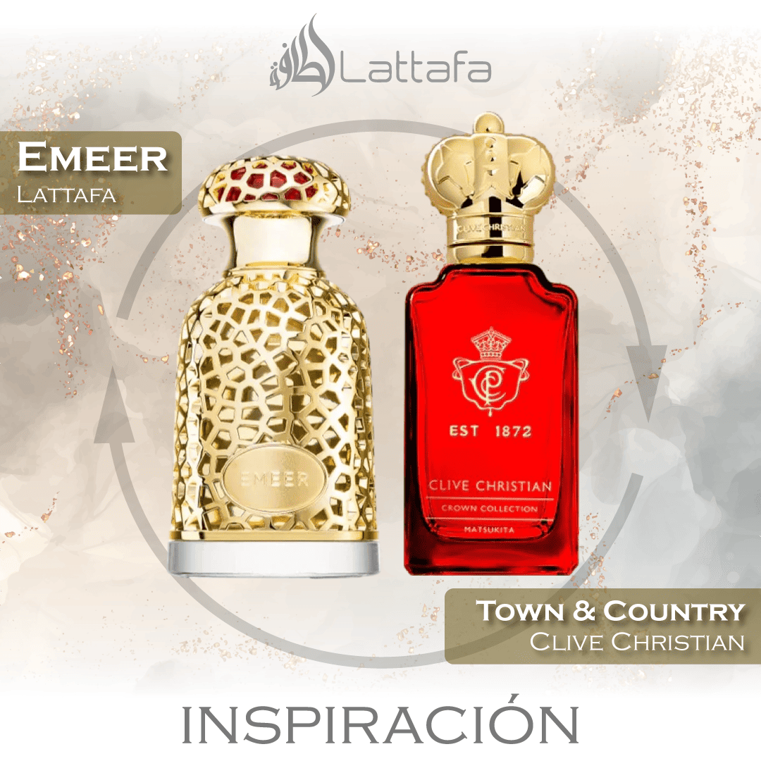 Emeer EDP 100 ML Unisex - Lattafa - (Inspirado en Clive Christian Town & Country Parfum)