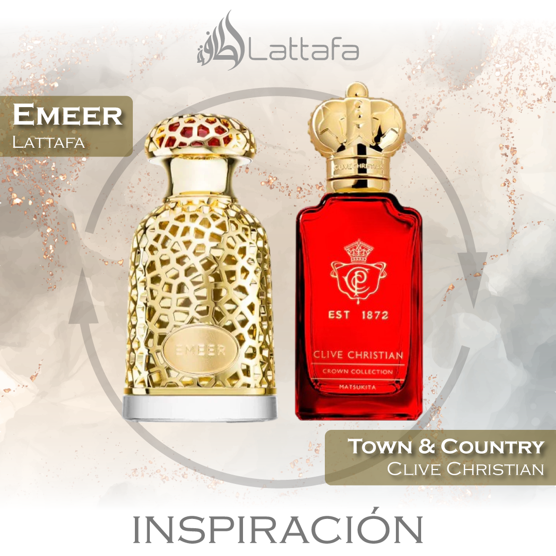 Emeer EDP 100 ML Unisex - Lattafa - (Inspirado en Clive Christian Town & Country Parfum)