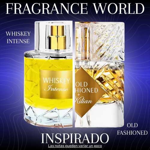 Whiskey Intense EDP 100 ML - Fragrance World - (Inspirado en Old Fashioned By Kilian)