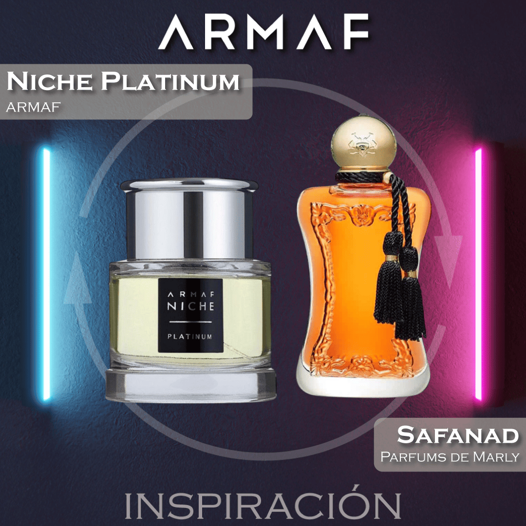 Niche Platinum EDP 90 ML for men -  Armaf - (Inspirado en Safanad Parfums)