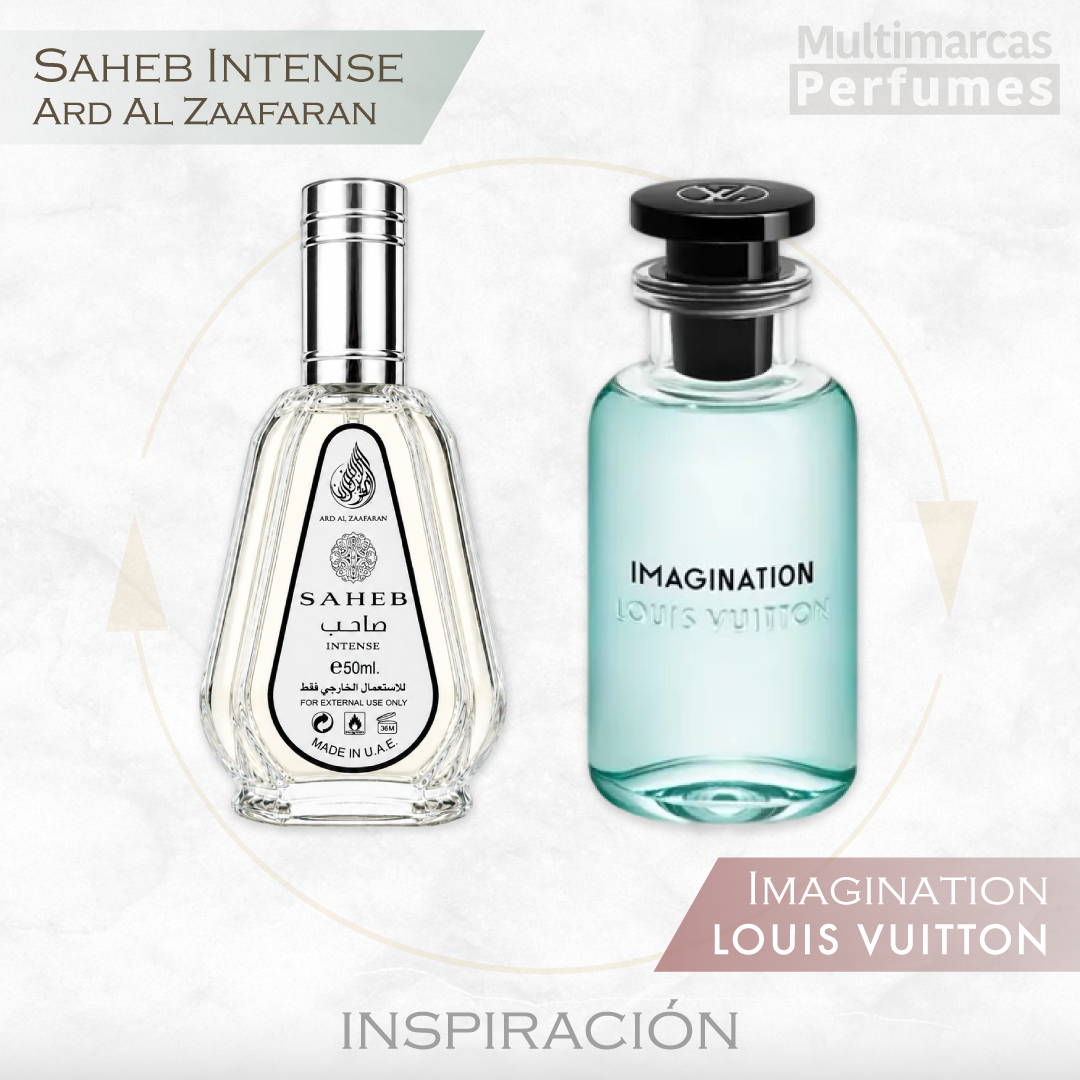 Saheb Intense EDP 50 ML Unisex - Ard Al Zaafaran (Inspirado en Imagination)