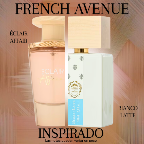Éclair Affair EDP 100 ML Unisex - French Avenue - (Inspirado en Bianco Latte de Giardini Di Toscana)