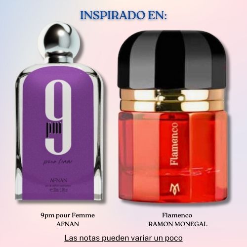 9 Pm Pour Femme EDP 100 ML - Afnan (Inspirado en Flamenco)