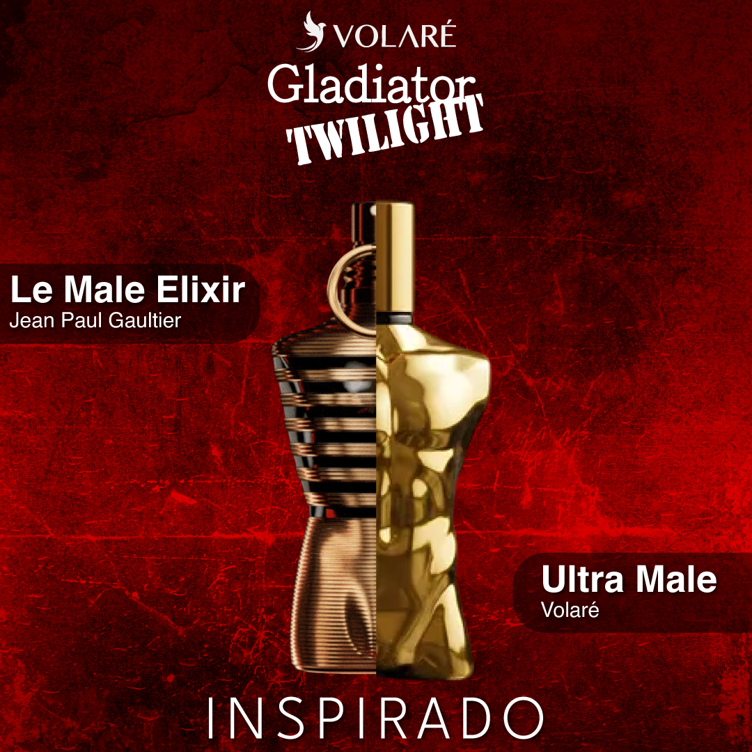 Gladiator Twilight Ultra Male 100 ML  EDP  100 ML - Volaré (Inspirado en Le Male Elixir de Jean Paul Gaultier)