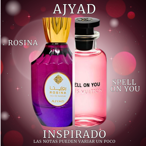 Rosina EDP 100 ML For Woman - Ajyad - (Inspirado en Spell On You de Louis Vuitton)