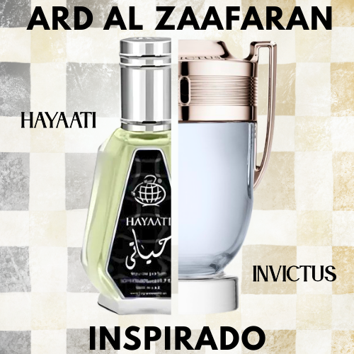 Hayaati EDP 50 ML Unisex  (Sin Celofán) - By Ard Al Zaafaran - (Inspirado en Invictus de Rabanne)