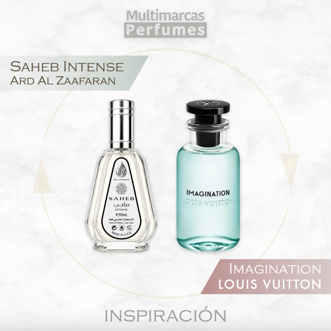 Saheb Intense EDP 50 ML Unisex - Ard Al Zaafaran (Inspirado en Imagination)