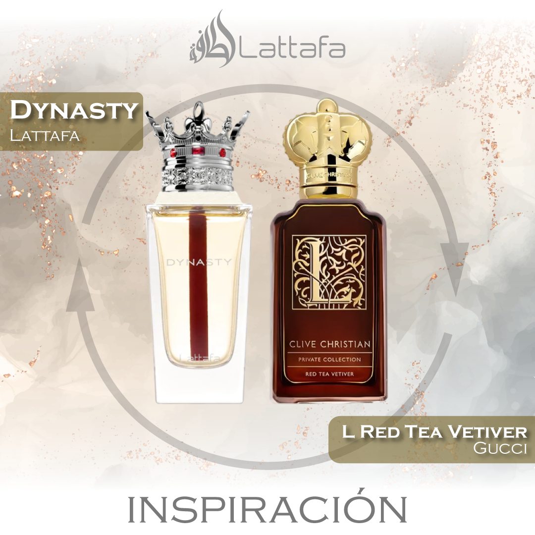 Dynasty EDP 100 ML Unisex - Lattafa - (Inspirado en Red Tea Bettibell de Clive Christian)