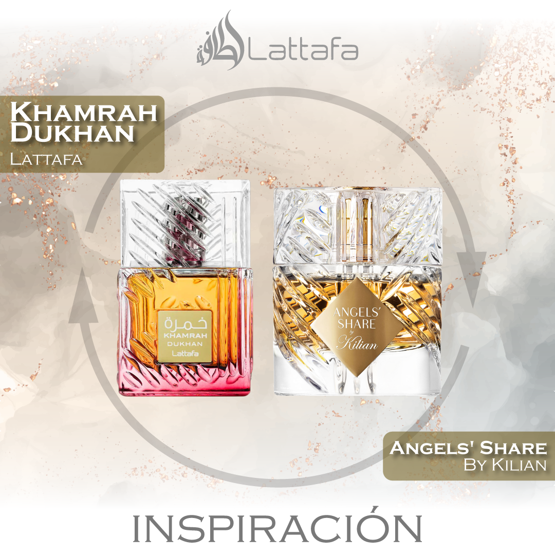 Khamrah Dukhan 100 ML EDP For Man - Lattafa - (Inspirado en Kilian's Angels' Share)