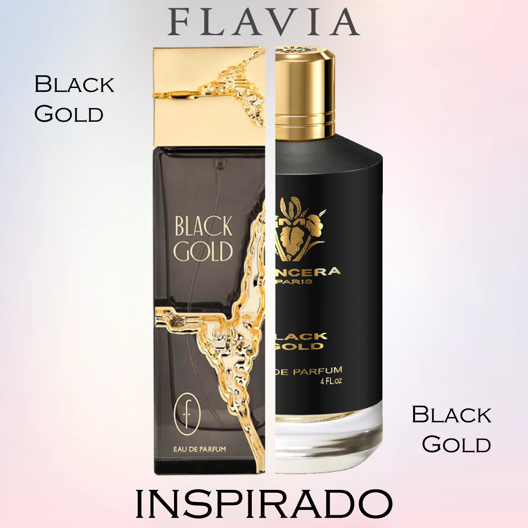 Black Gold EDP 100 ML For Men  -  Flavia (Inspirado en Black Gold)