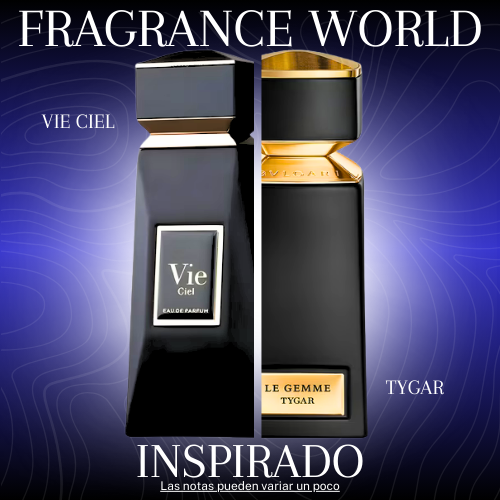 Vie Ciel EDP 80 ML for Men - Fragrance World - (Inspirado en Tygar de Bvlgari)