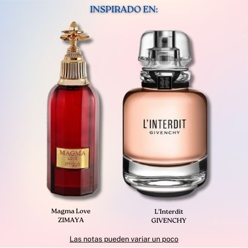 Magma Love EDP 100 ML Unisex - Zimaya - (Inspirado en L'Interdit)