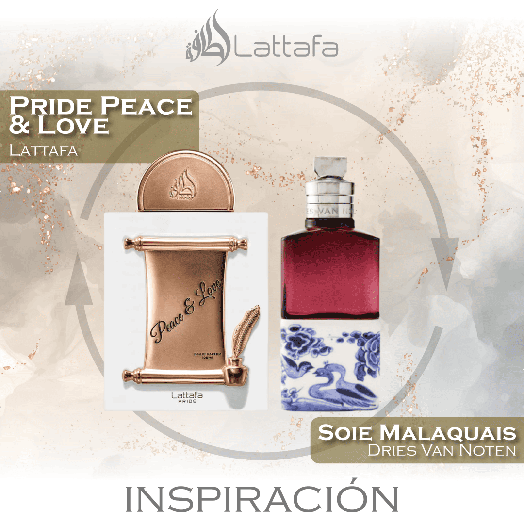 Pride Peace & Love Eau de Parfum Unisex 100 ML - Lattafa - (Inspirado en Soie Malaquais).