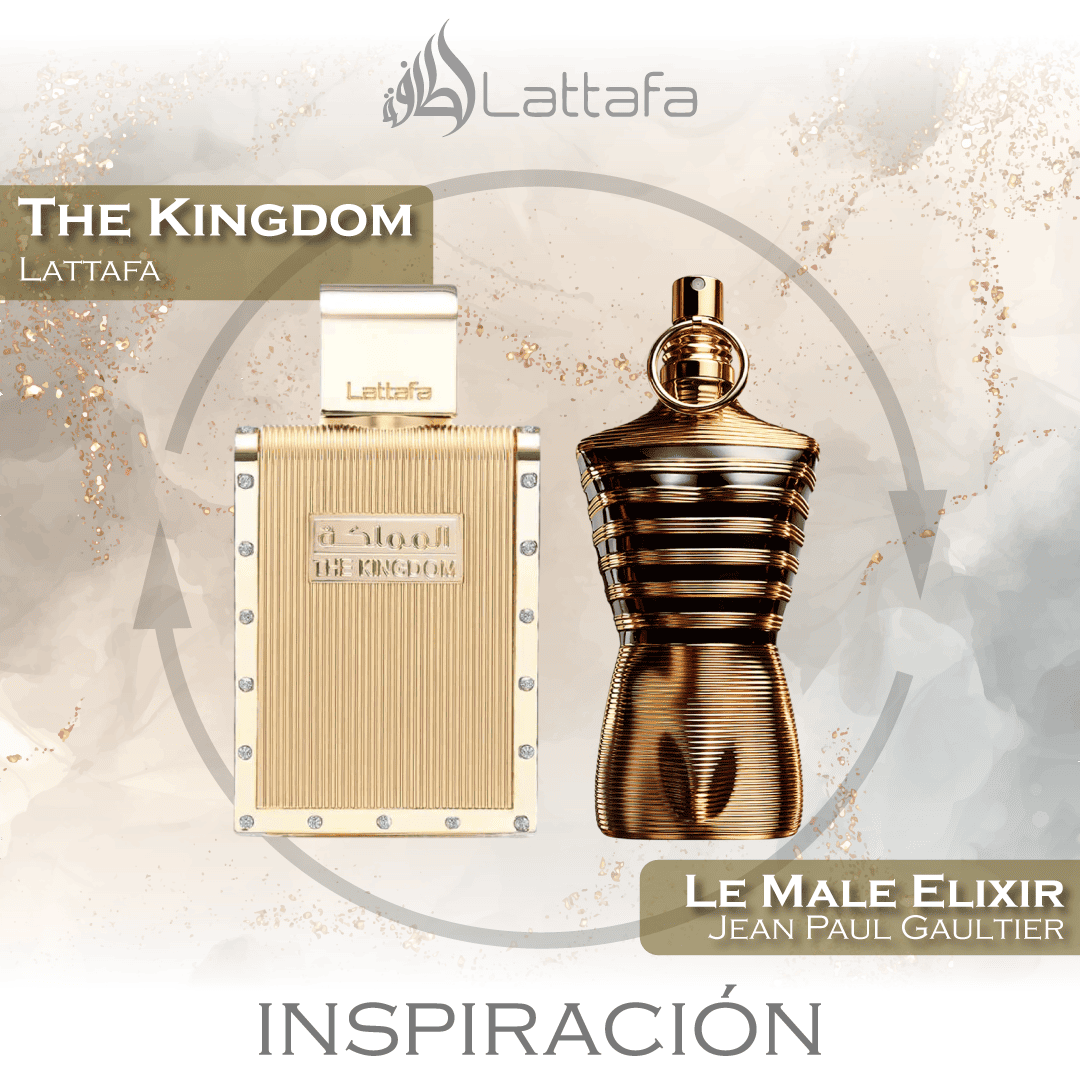 The Kingdom For Men EDP 100 ML - Lattafa - (Inspirado en Le Male Elixir)