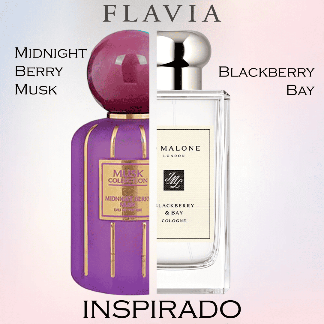 Midnight Berry Musk EDP 100 ML Unisex -  Flavia (Inspirado en Blackberry  Bay)