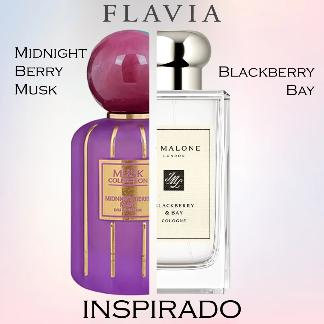 Midnight Berry Musk EDP 100 ML Unisex -  Flavia (Inspirado en Blackberry  Bay)