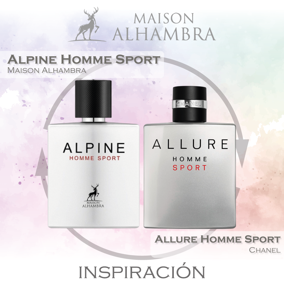 Alpine Homme Sport EDP 100 ML for Men - Maison Alhambra ( Inspirado en Allure Homme Sport de Chanel )