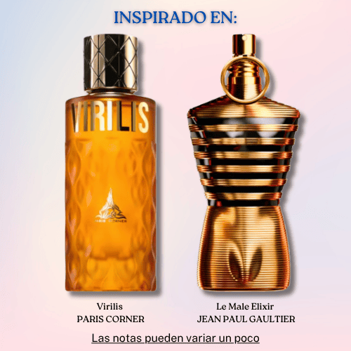 Virilis EDP 100 ML Unisex - Paris Corner (Inspirado en Le Male Elixir)
