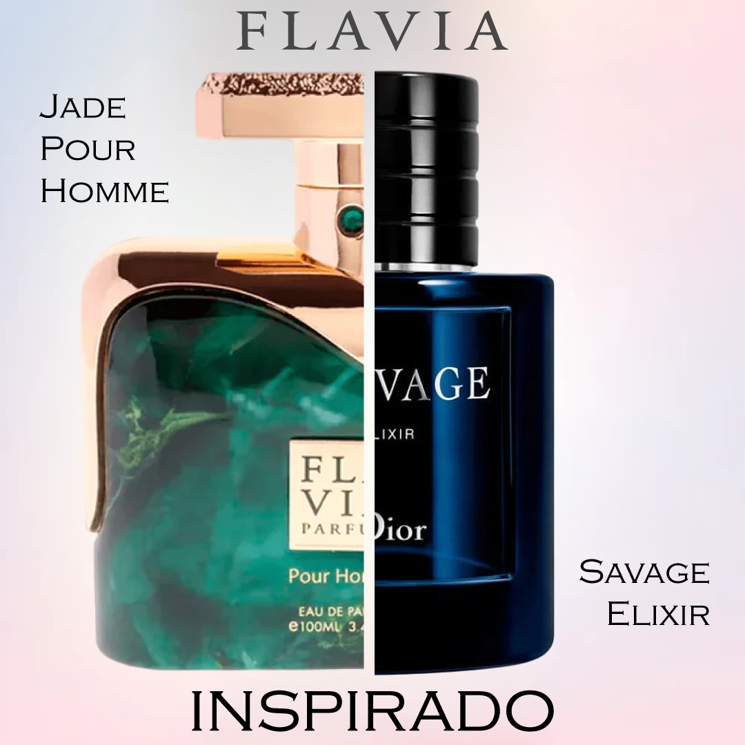 Jade Pour Homme EDP 100 ML - Flavia (Inspirado en Savage Elixir)