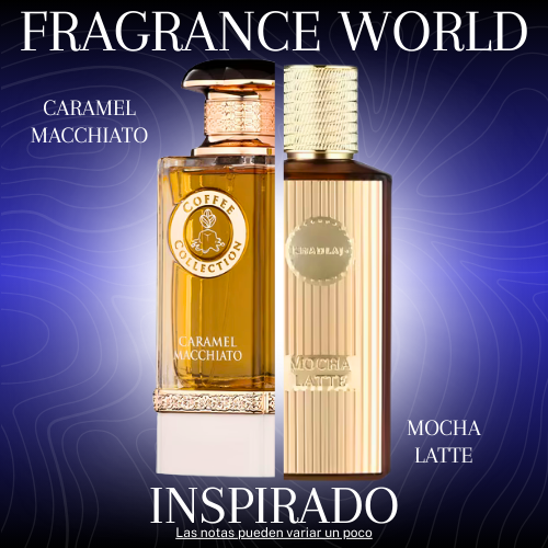 Caramel Macchiato EDP 100 ML - Fragrance World - (Inspirado en Mocha Latte de Khadlaj)