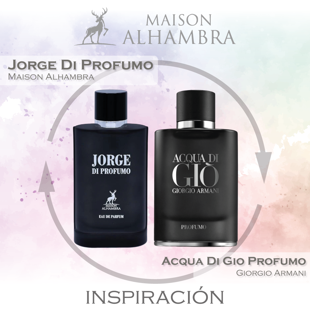 Jorge Di Profumo EDP 100 ML - Maison Alhambra (Inspirado en Acqua Di Gio Profumo de Giorgio Armani)