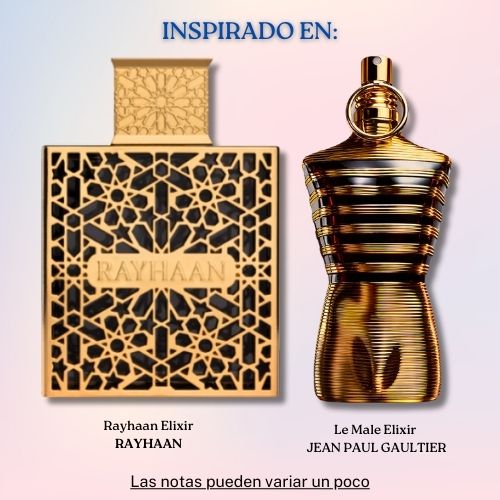 Elixir EDP 100 ML Unisex  - Rayhaan - (Inspirado en Le Male Elixir)