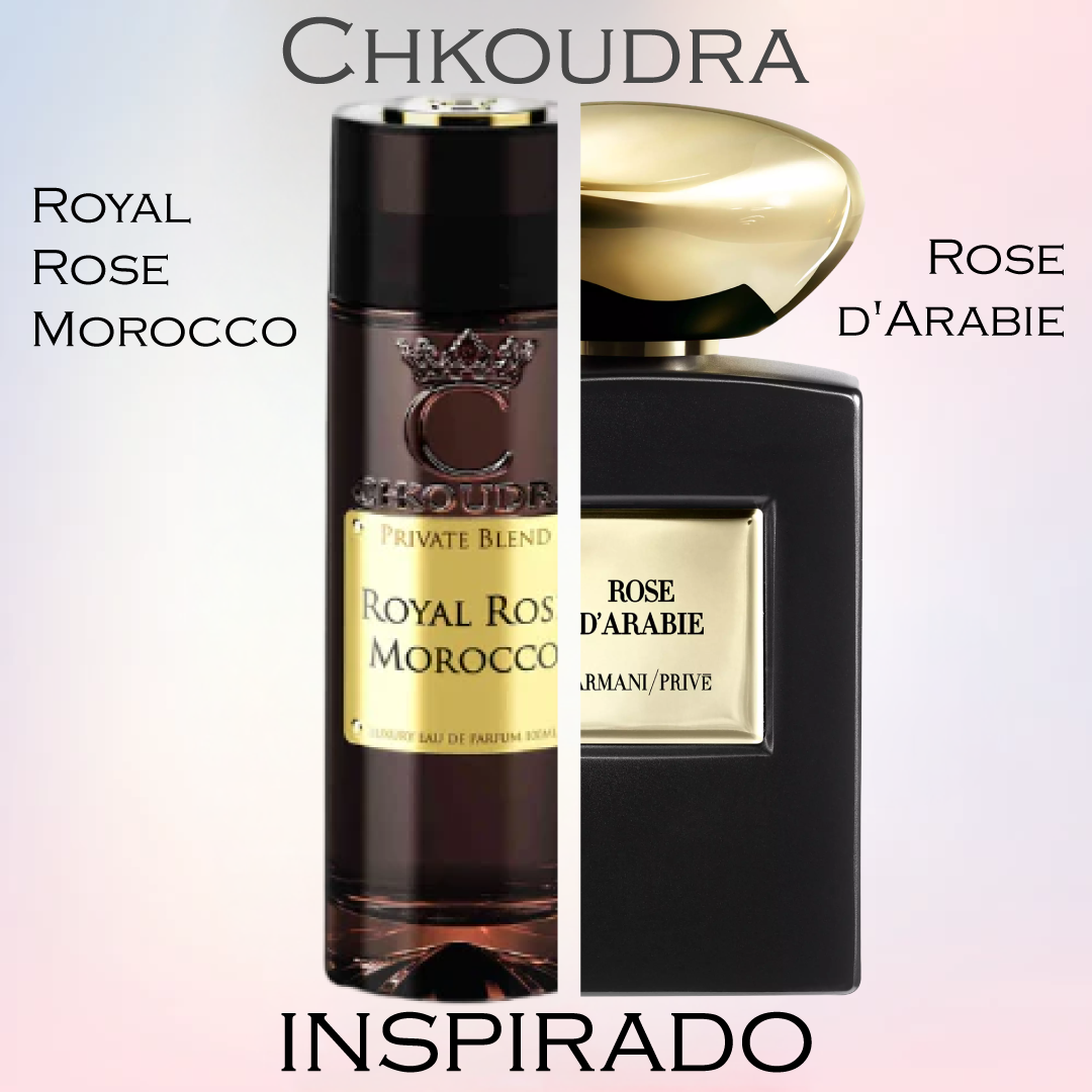 Royal Rose Morocco EDP 100 ML For Women- Chkoudra Private Blend (Inspirado en Rose d'Arabie)