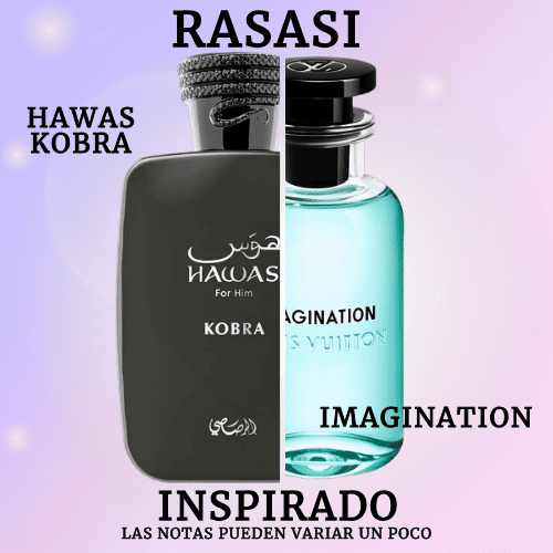 Hawas Kobra EDP 100 ML For Men  -  Rasasi - (Inspirado en Imagination)