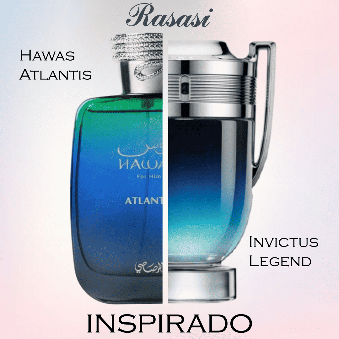 Hawas Atlantis EDP 100 ML For Men - Rasasi - (Inspirado en Invictus Legend)