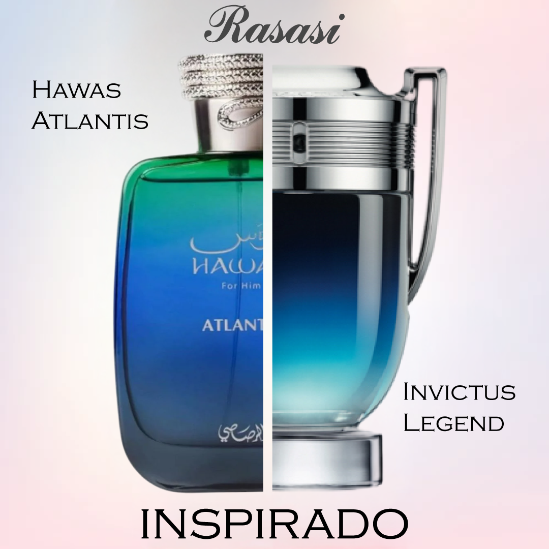 Hawas Atlantis EDP 100 ML For Men - Rasasi - (Inspirado en Invictus Legend)