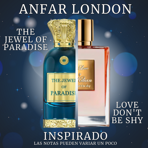 The Jewel of Paradise Extrait de Parfum 100 ML Unisex - Anfar London - (Inspirado en Love Don't Be Shy)