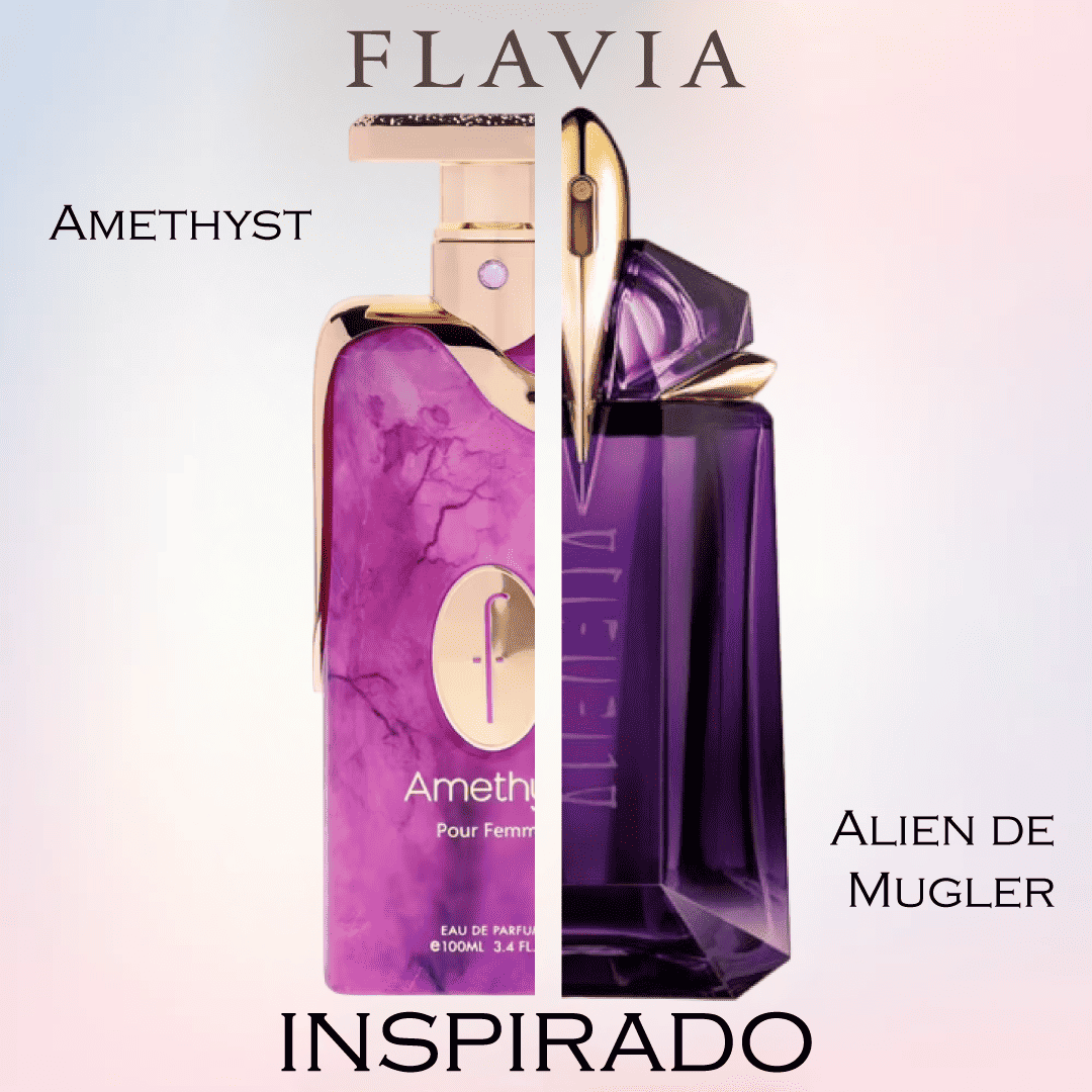 Amethyst Pour Femme EDP 100 ML - Flavia Inspirado en Alien de Mugler.