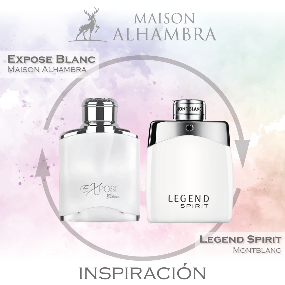 Expose Blanc EDP 100 ML For Men - Maison Alhambra (Inspirado en Legend Spirit Montblanc)