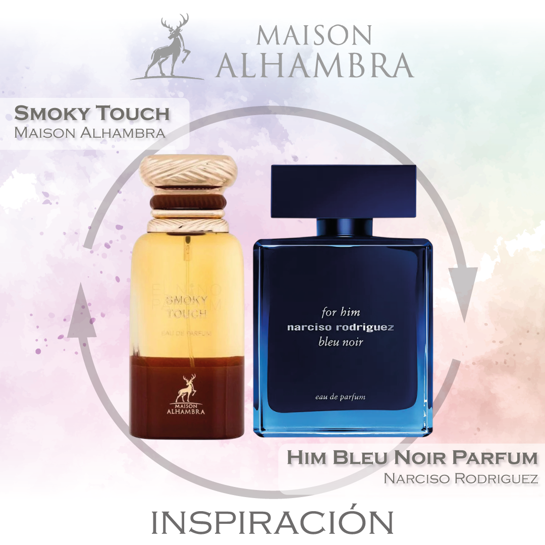 Smoky Touch 80 ML For Men - Maison Alhambra (Inspirado Narciso Rodriguez for Him Bleu Noir)