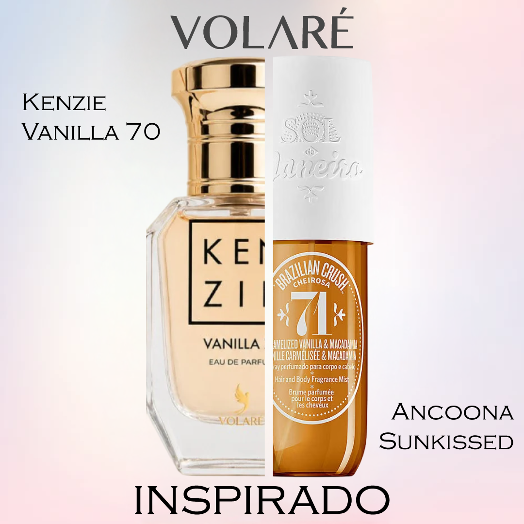 Kenzie Vanilla 70 EDP 25 ML - Volare (Inspirado en Cheirosa 70 (Ancoona Sunkissed)