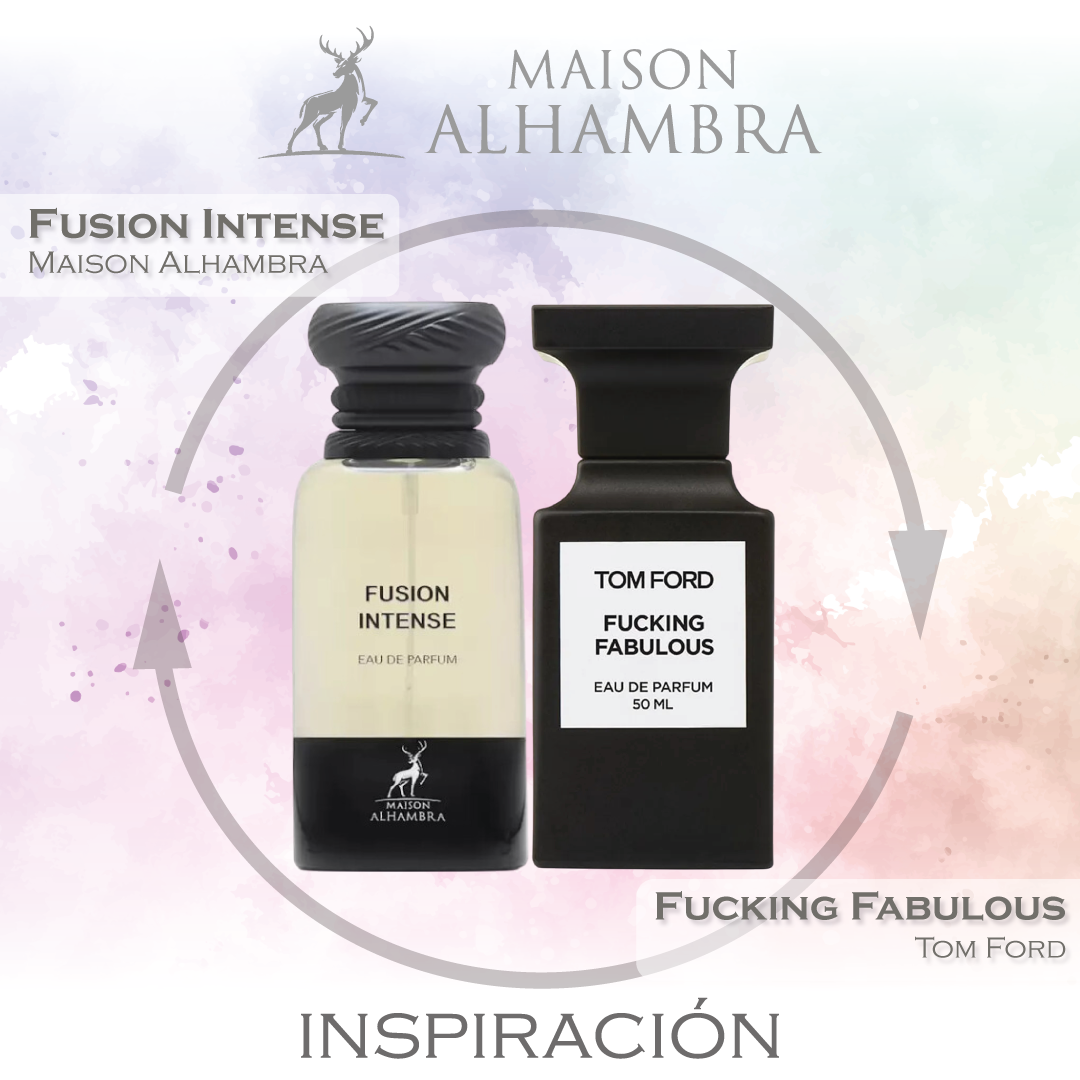 Fusion Intense EDP 80 ML Unisex - Maison Alhambra (Inspirado en Fucking Fabulous de Tom Ford)