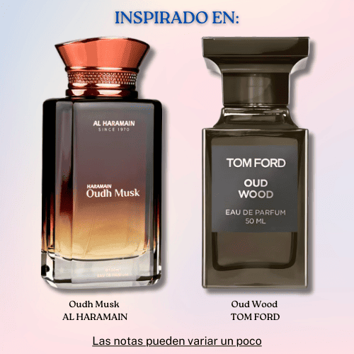 Haramain Oudh Musk EDP 100 ML Unisex - Al Haramain (Inspirado en Oud Wood)