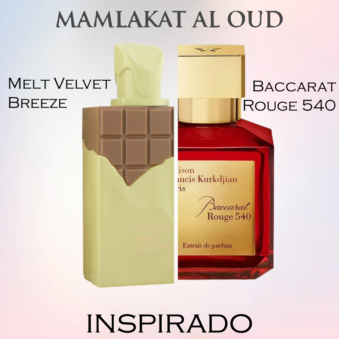 Melt Velvet Breeze EDP 100 ML - Mamlakat Al Oud (Inspirado en Baccarat Rouge 540)