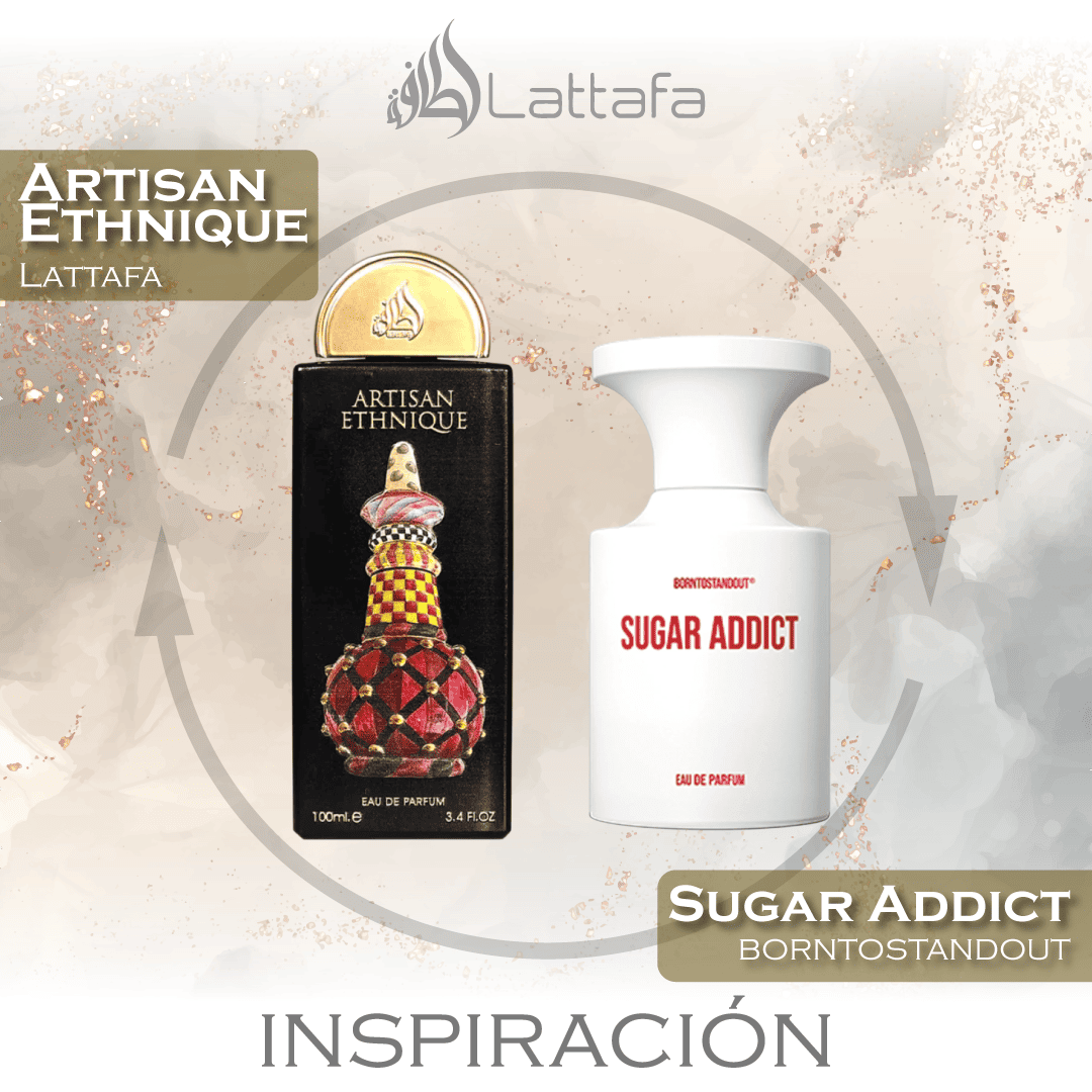 Artisan Ethnique EDP 100 ML Unisex - Lattafa - (Inspirado en Sugar Addict)