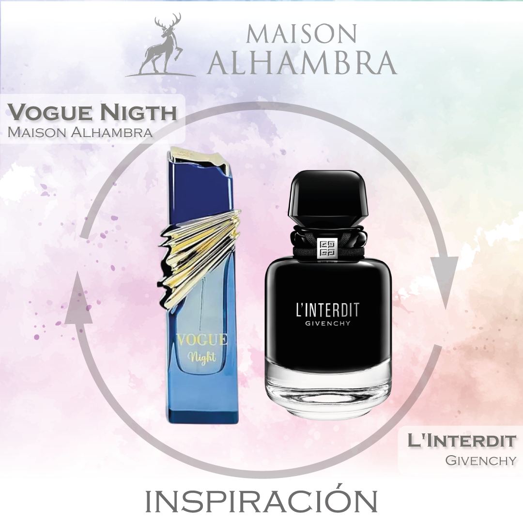 Vogue Nigth EDP 100 ML Unisex - Maison Alhambra (Inspirado en L'Interdit Eau de Parfum Intense de Givenchy)