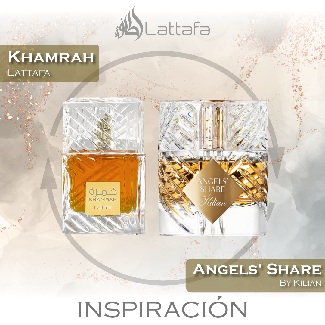 Khamrah EDP 100 ML Unisex - Lattafa- (Inspirado en Angels Share de Kilian Paris)