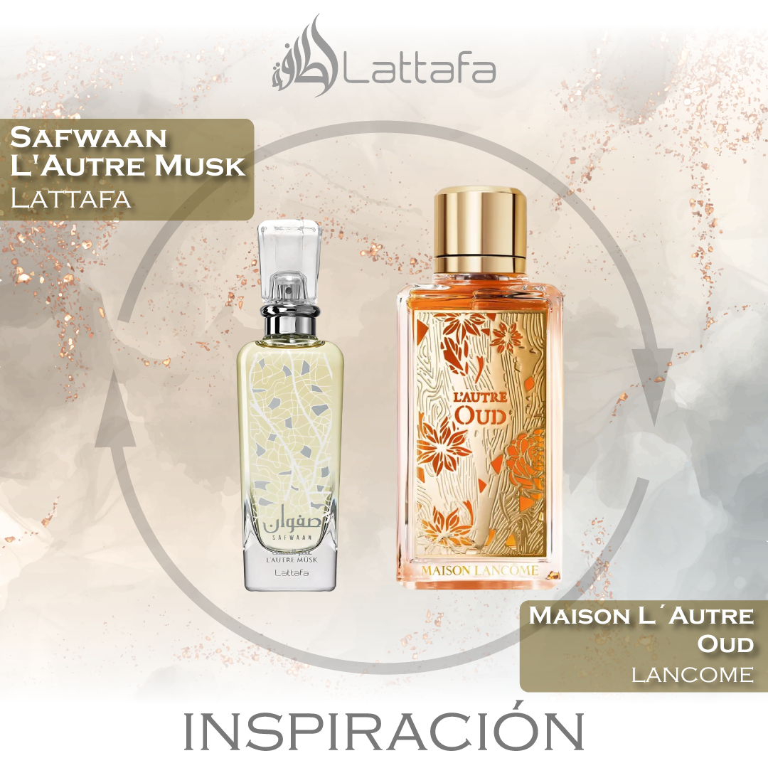 Safwaan L'Autre Musk EDP 100 ML Unisex - Lattafa - (Inspirado en lancome paris láutre oud)