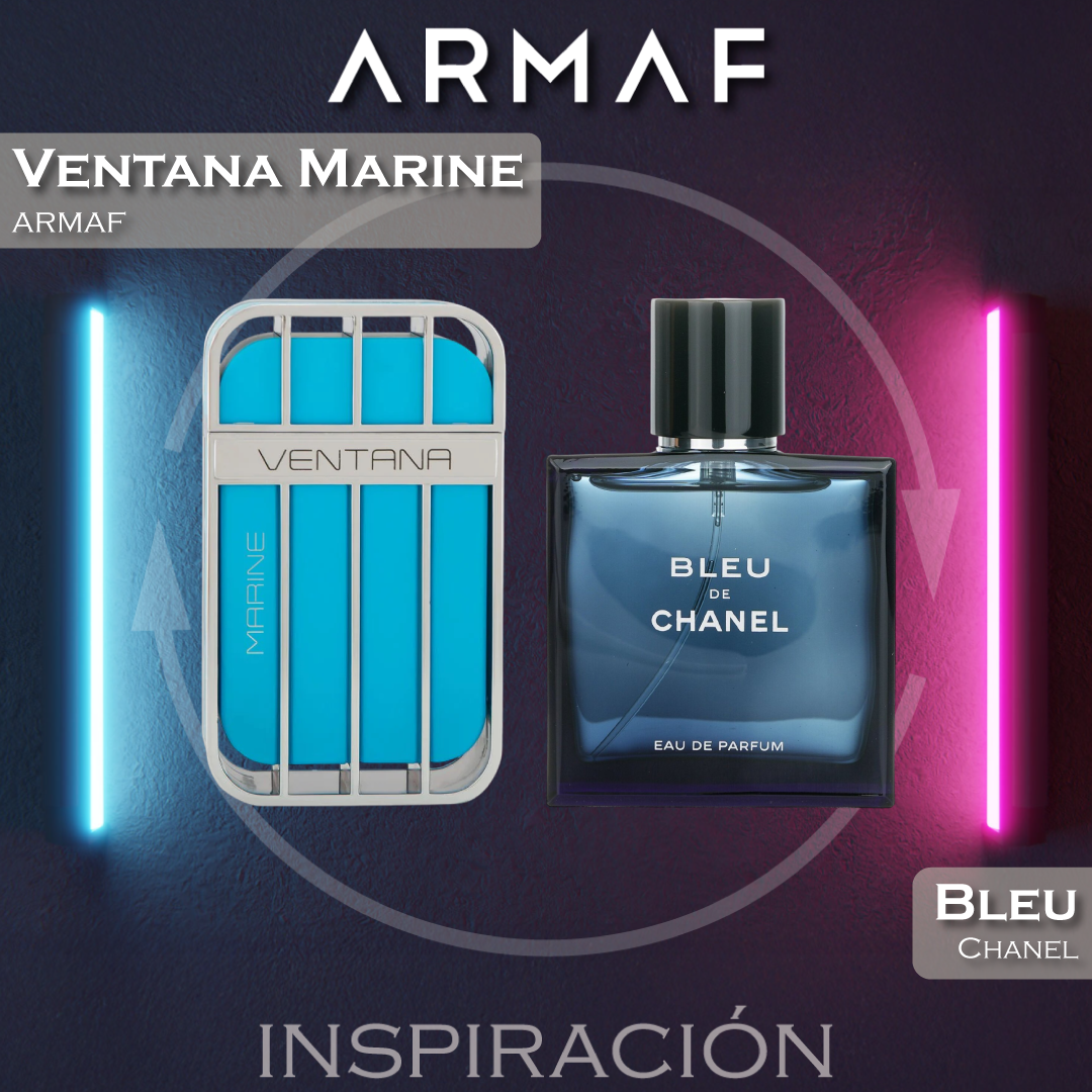 Ventana Marine EDP 100 ML Unisex - Armaf (Inspirado en Bleu)