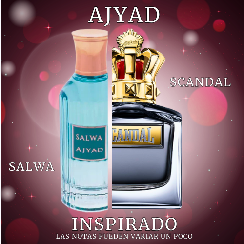 Salwa EDP 100 ML Unisex - Ajyad - (Inspirado en Scandal Jean Paul Gaultier)