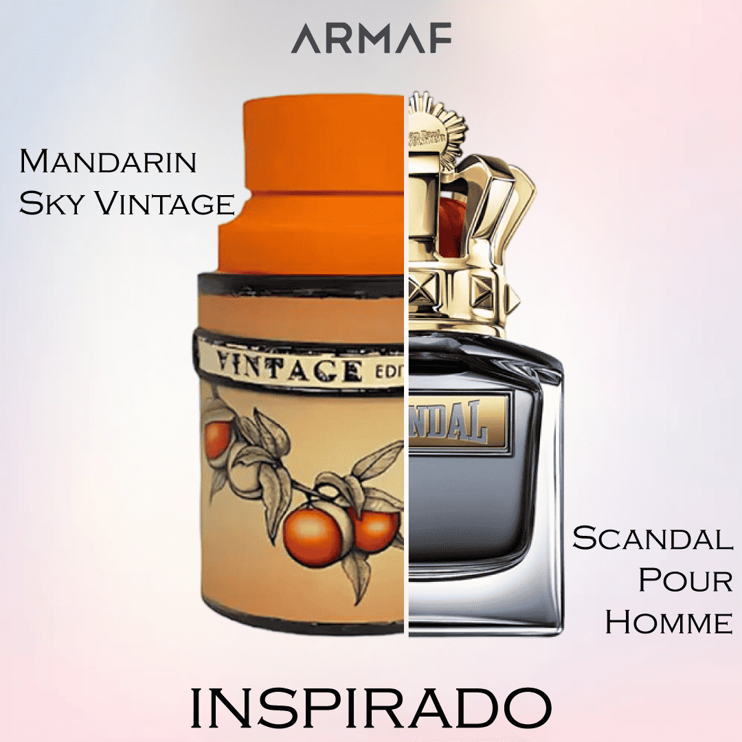 Mandarin Sky Vintage 100 ML EDP Edition Unisex  -  Armaf - (Inspirado en Scandal Pour Homme)
