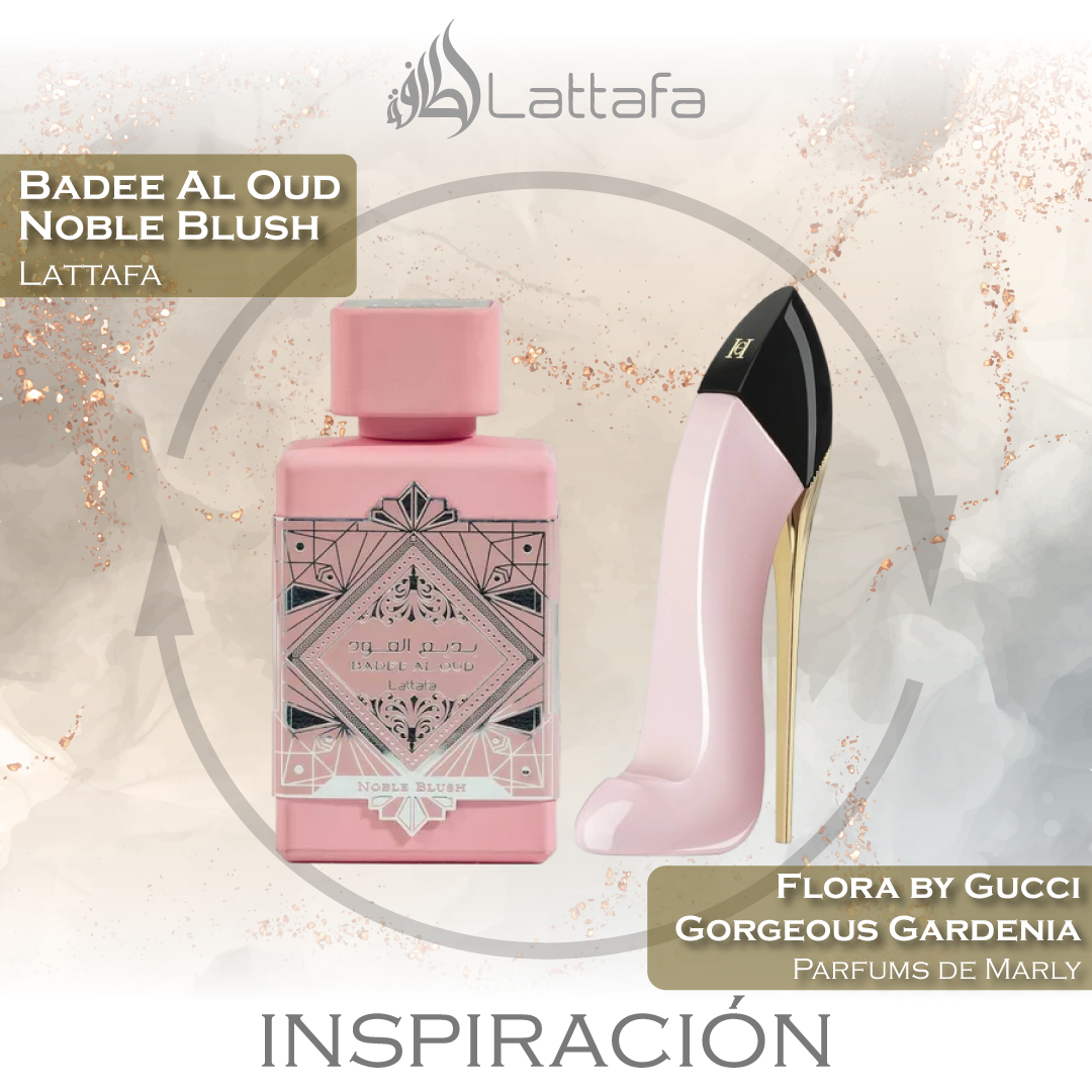 Badee Al Oud Noble Blush EDP 100 ML - Lattafa - (Inspirado en  Good Girl Blush)