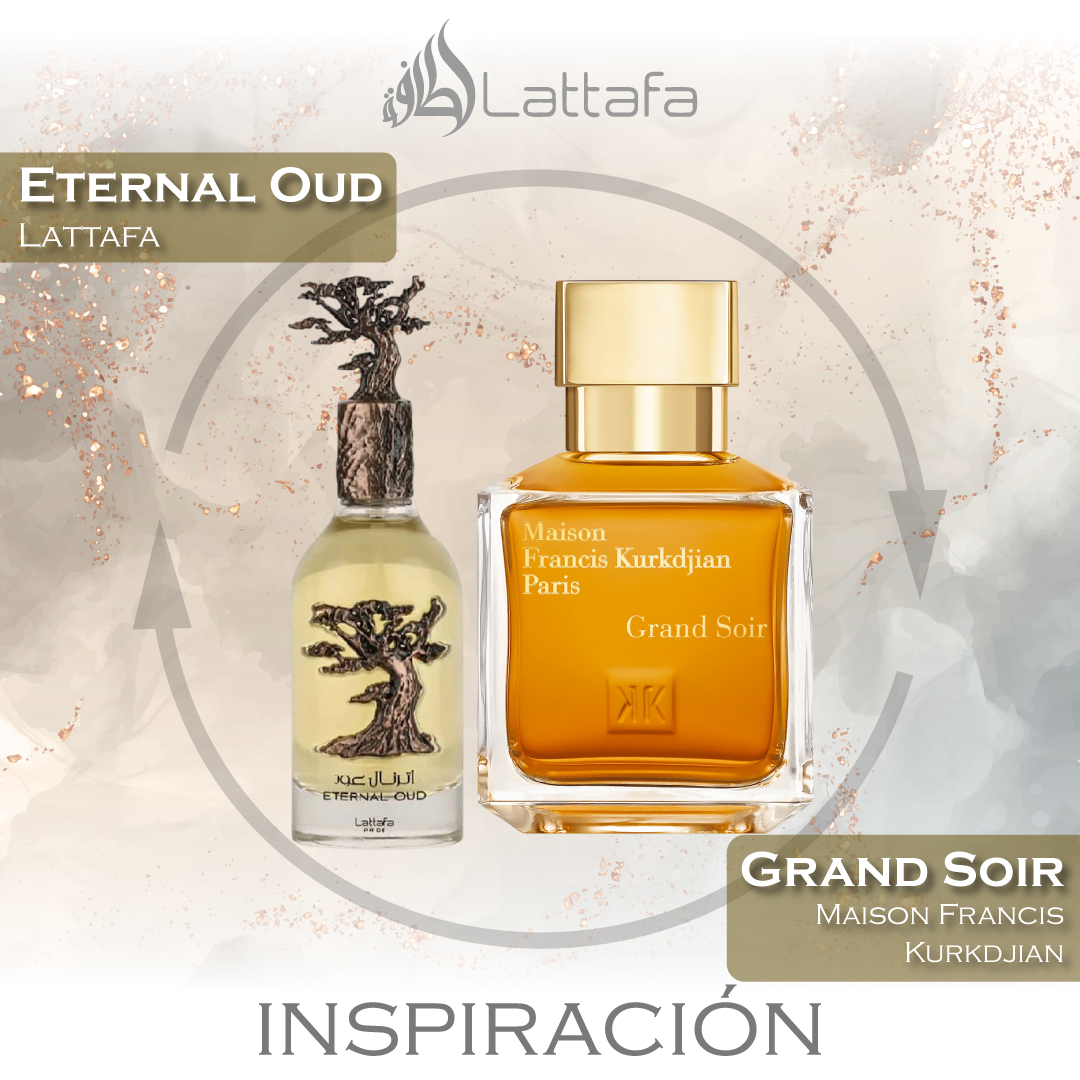 Eternal Oud EDP 100 ML Unisex - Lattafa Pride - (Inspirado en Grand Soir de Maison Francis Kurkdjian).