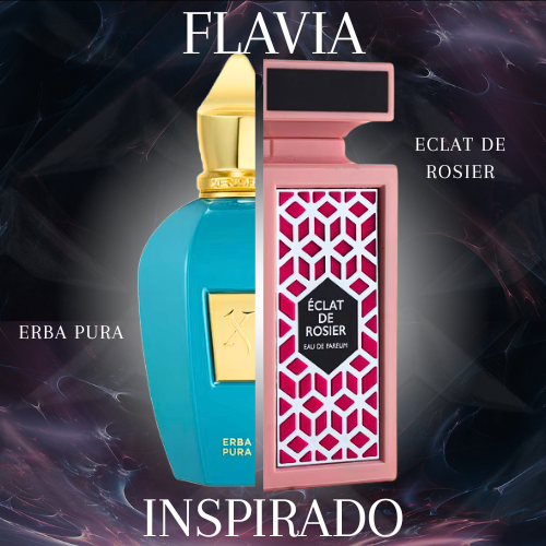 Eclat de Rosier EDP 90 ML Unisex - Flavia - (Inspirado en Erba Pura Xerjoff)